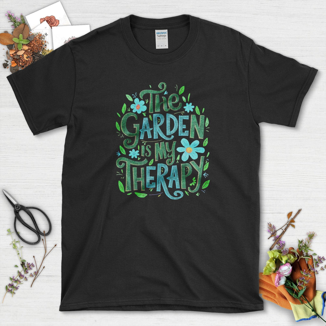 The Garden Is My Therapy Graphic T-Shirt