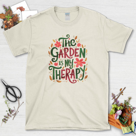 The Garden Is My Therapy Graphic T-Shirt