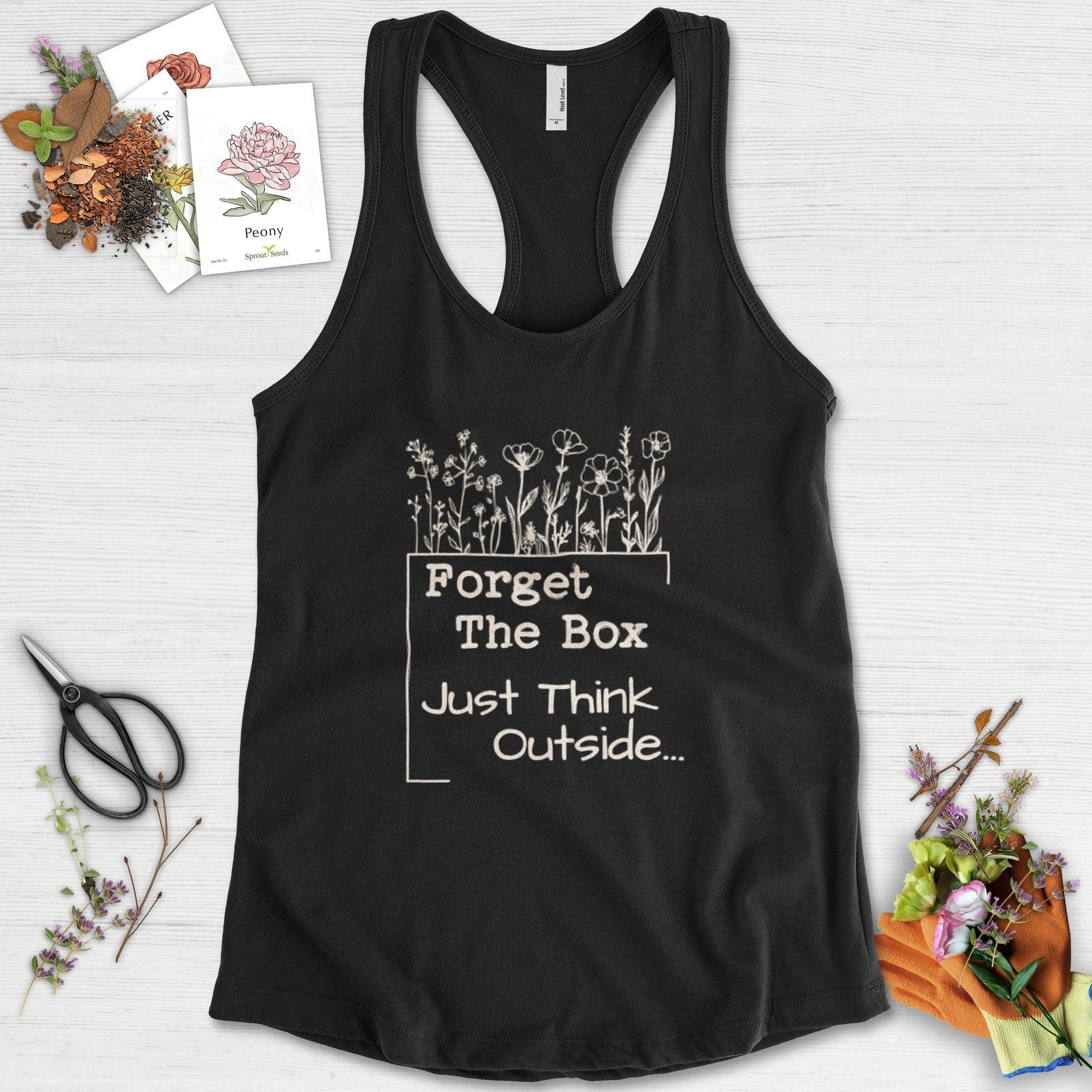 Think Outside the Box Racerback