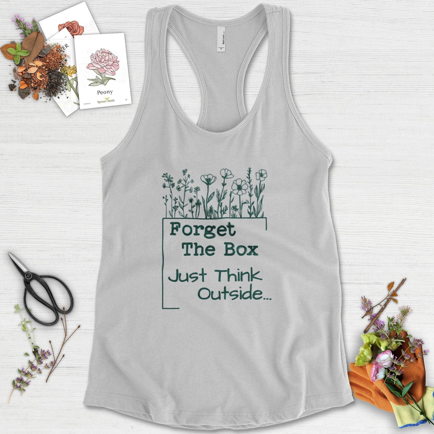 Think Outside the Box Racerback