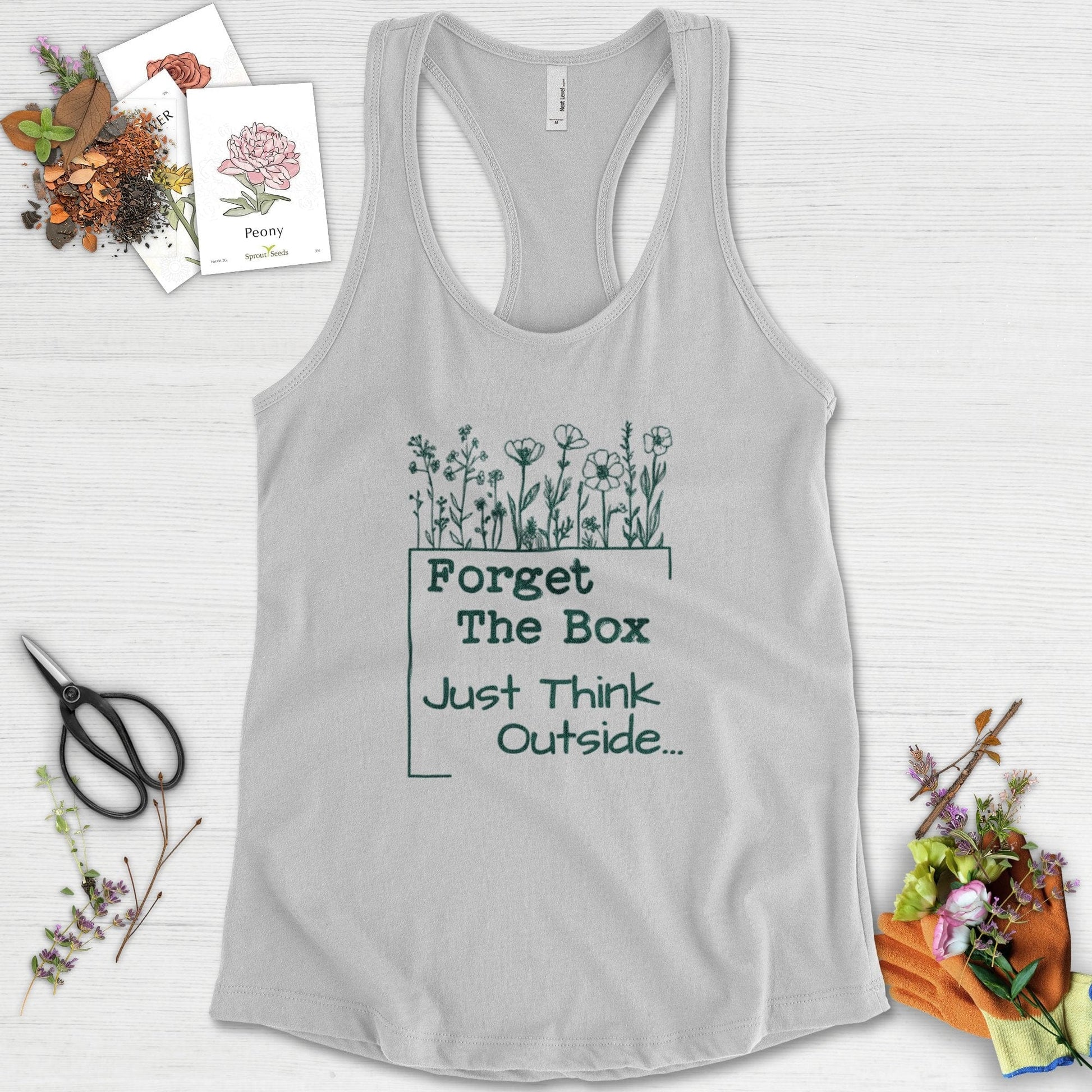 Think Outside the Box Racerback