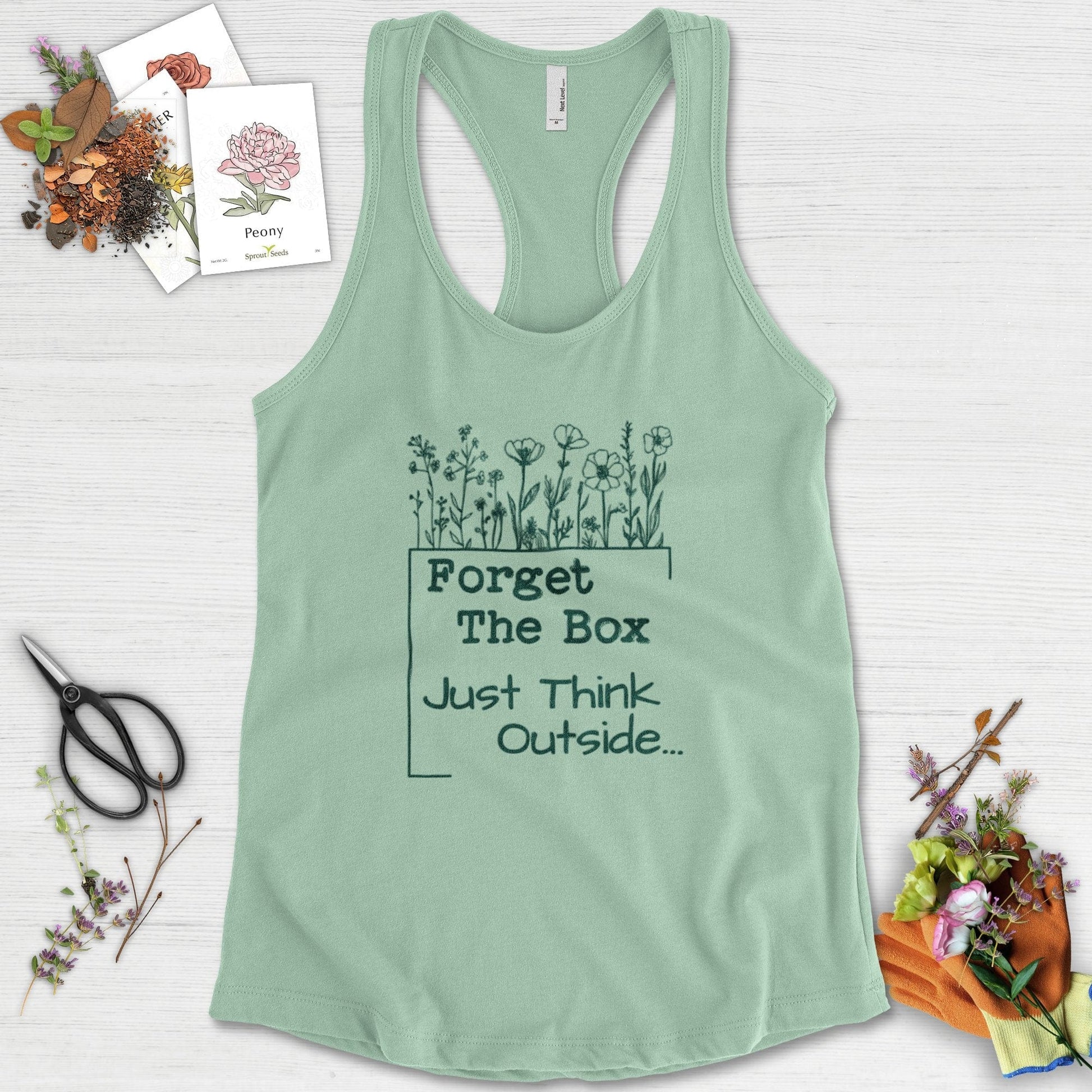 Think Outside the Box Racerback