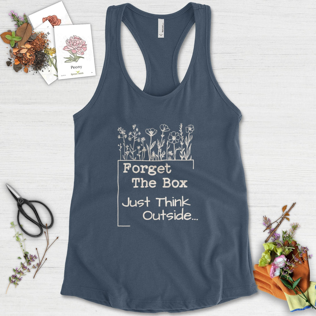 Think Outside the Box Racerback