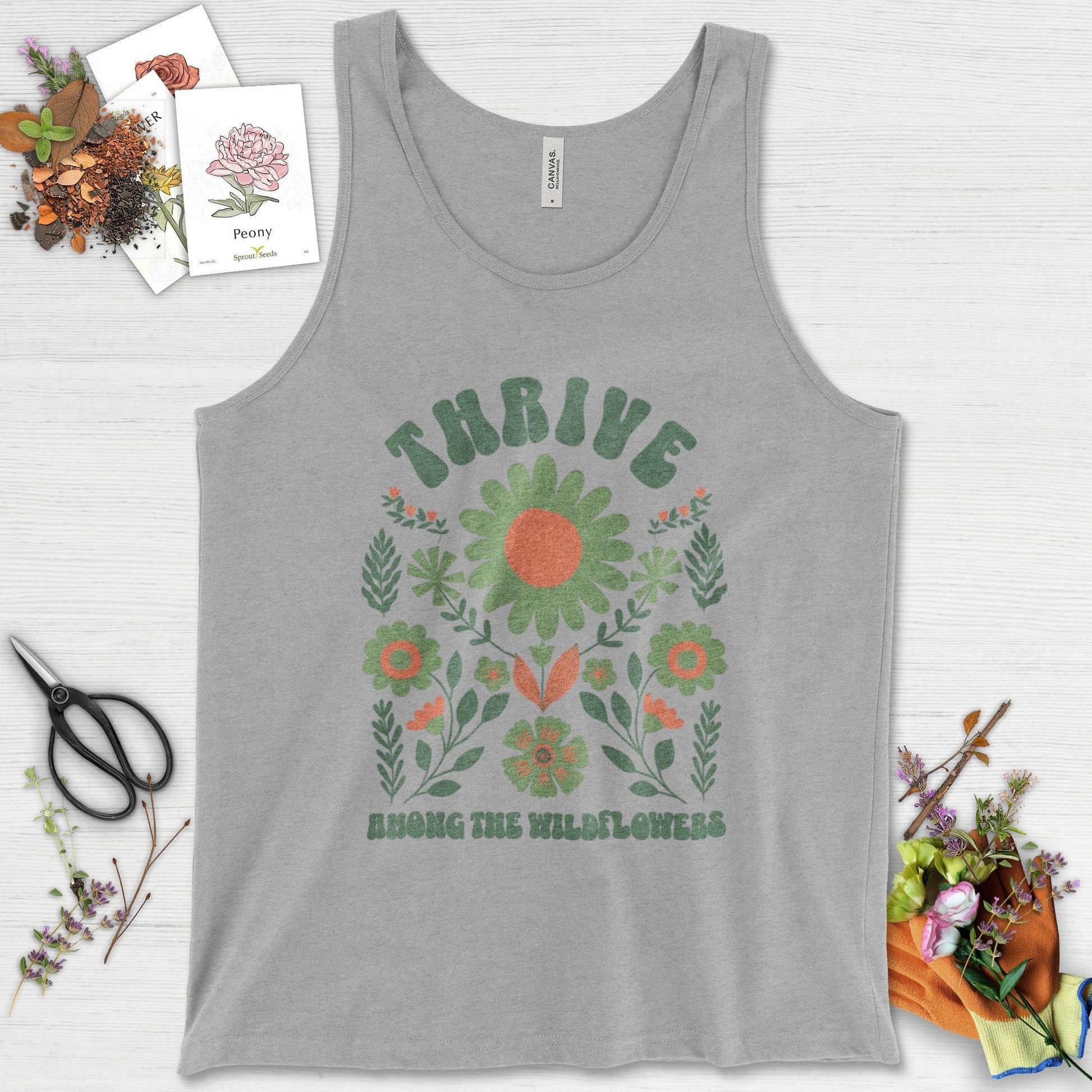 Thrive Among the Wildflowers Tank Top