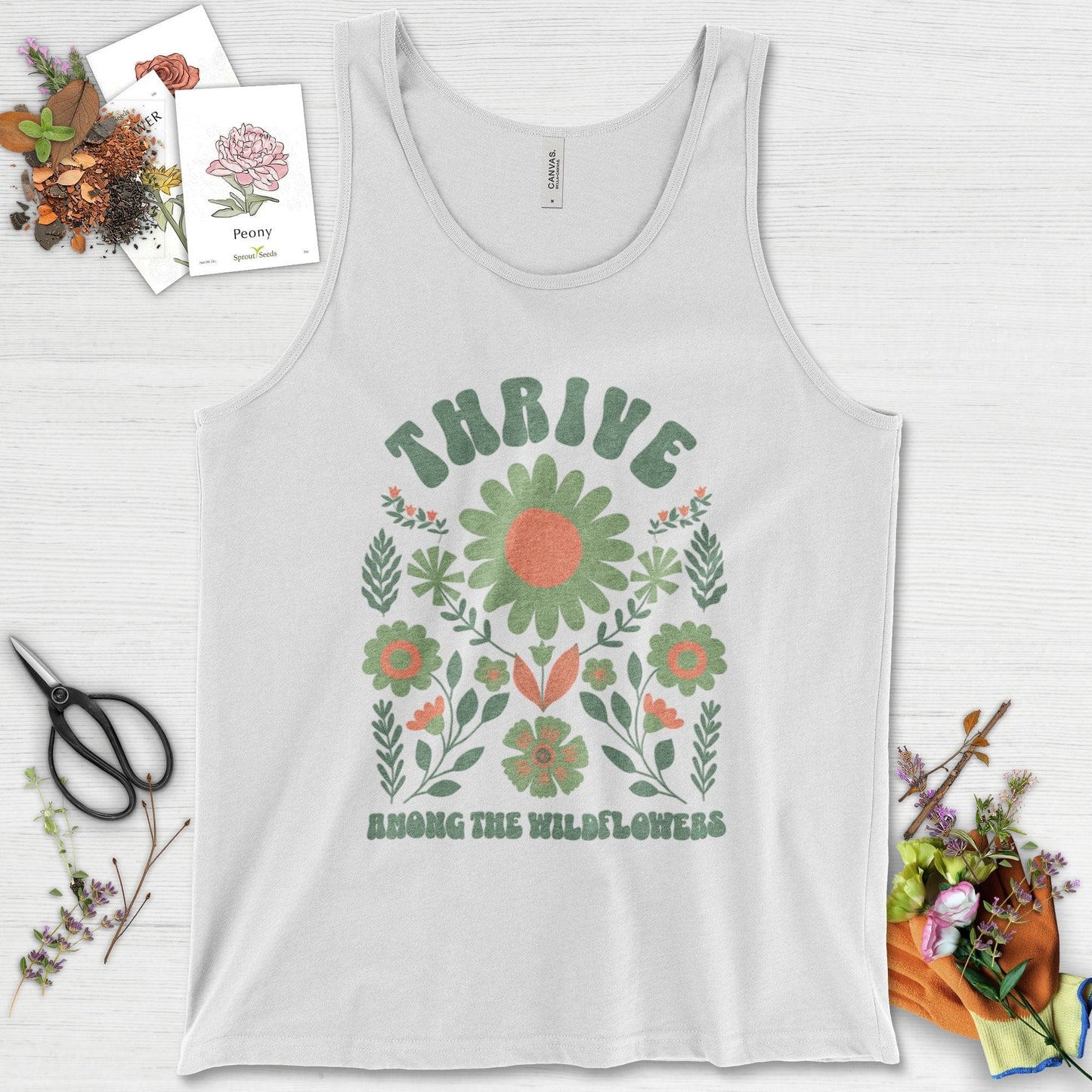 Thrive Among the Wildflowers Tank Top