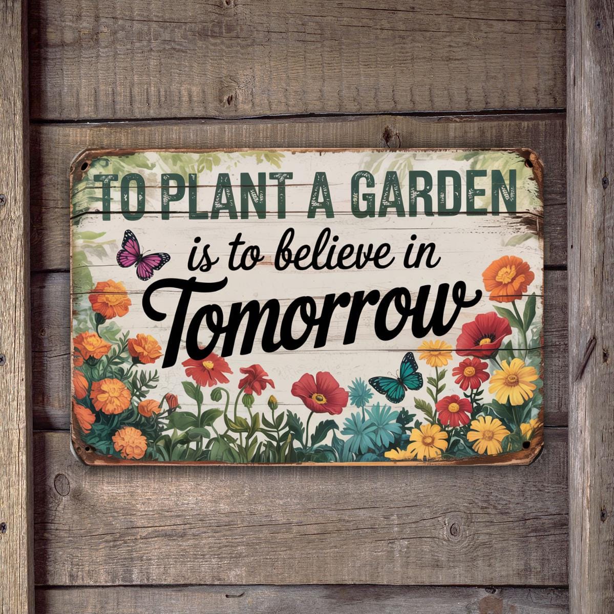 Metal Sign – Plotly Garden