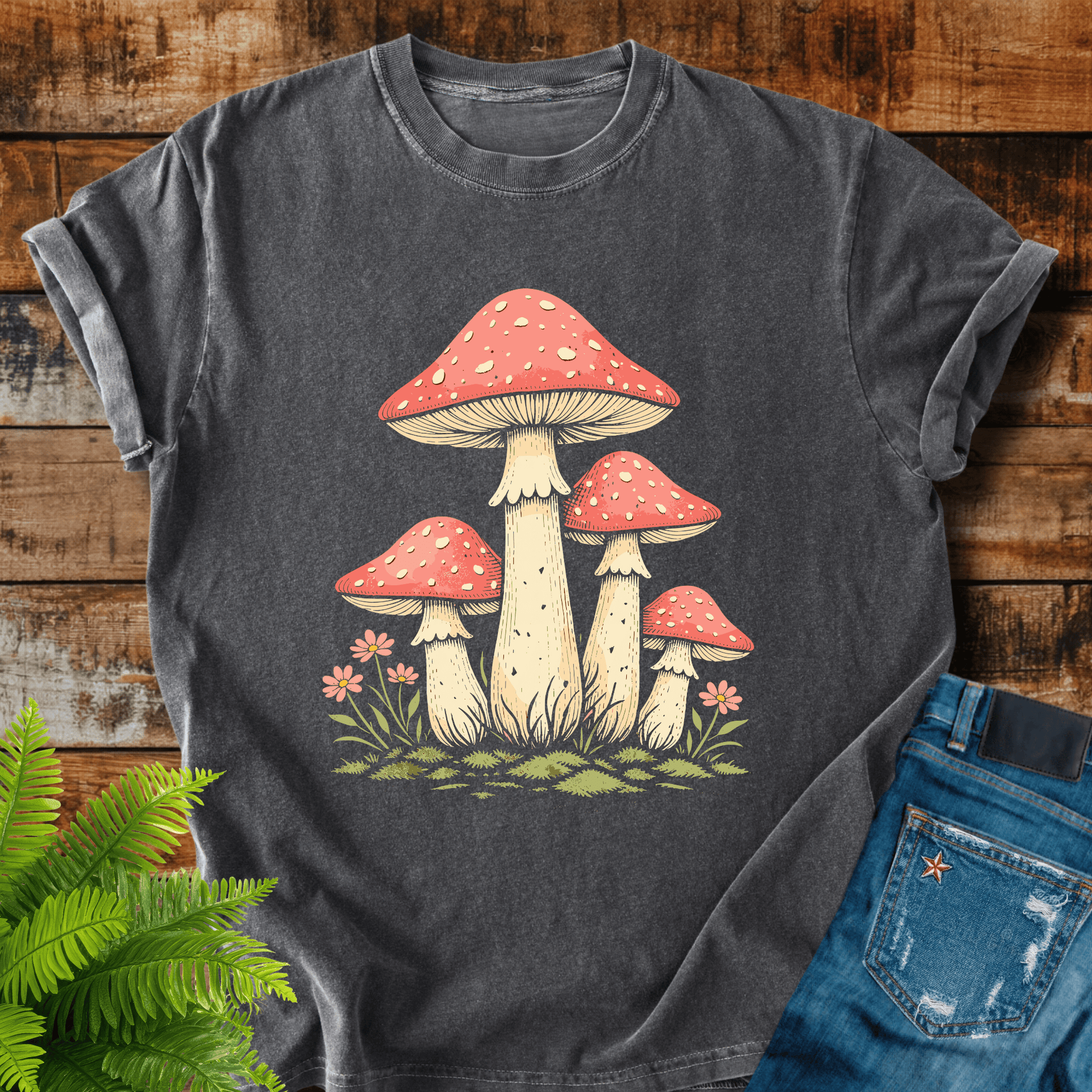 Toadstool Mushrooms T-shirt