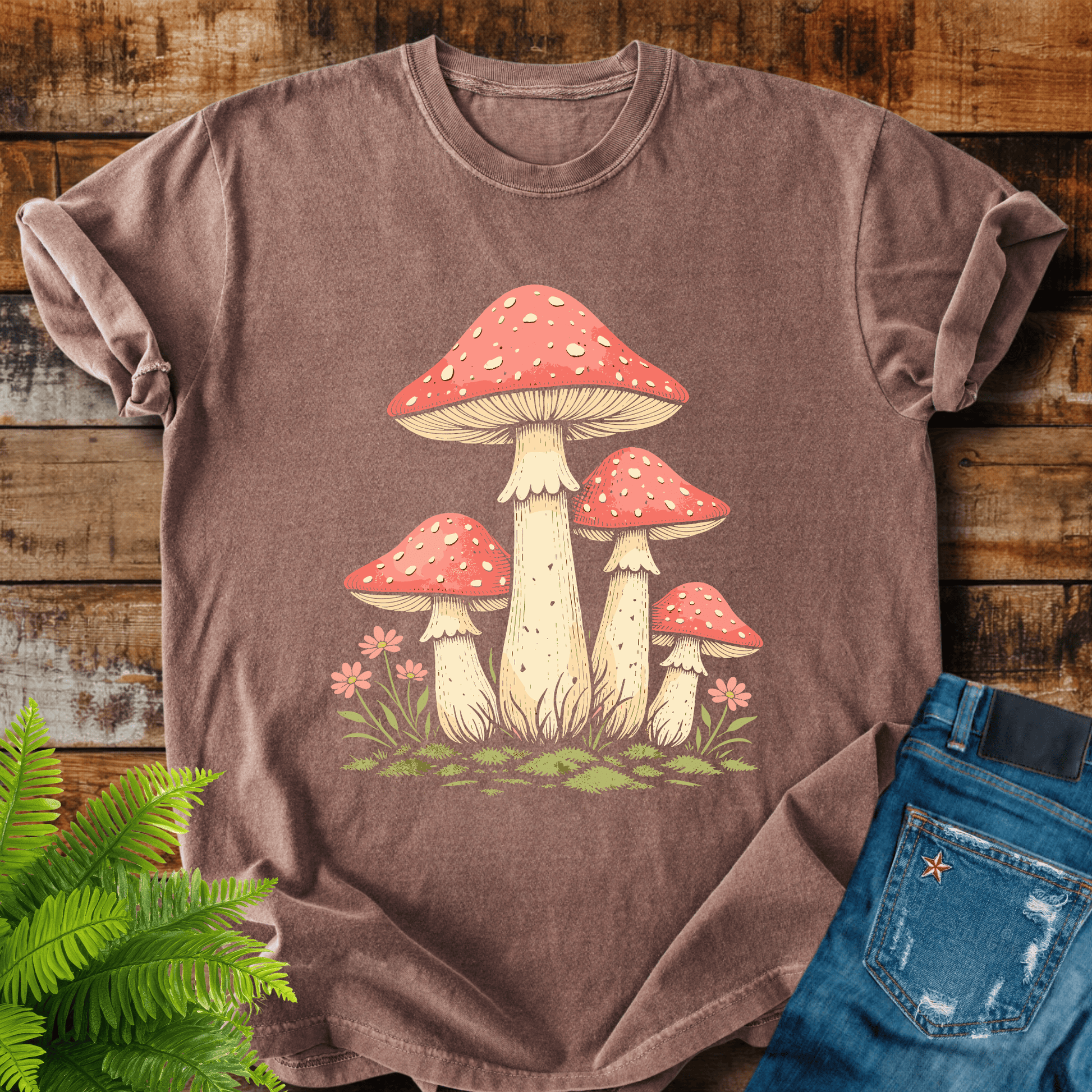 Toadstool Mushrooms T-shirt