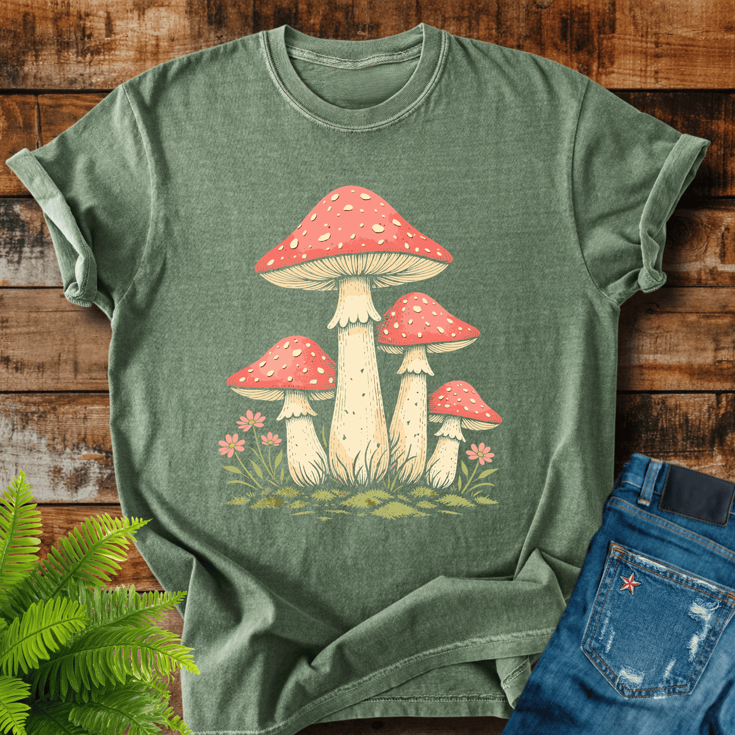 Toadstool Mushrooms T-shirt