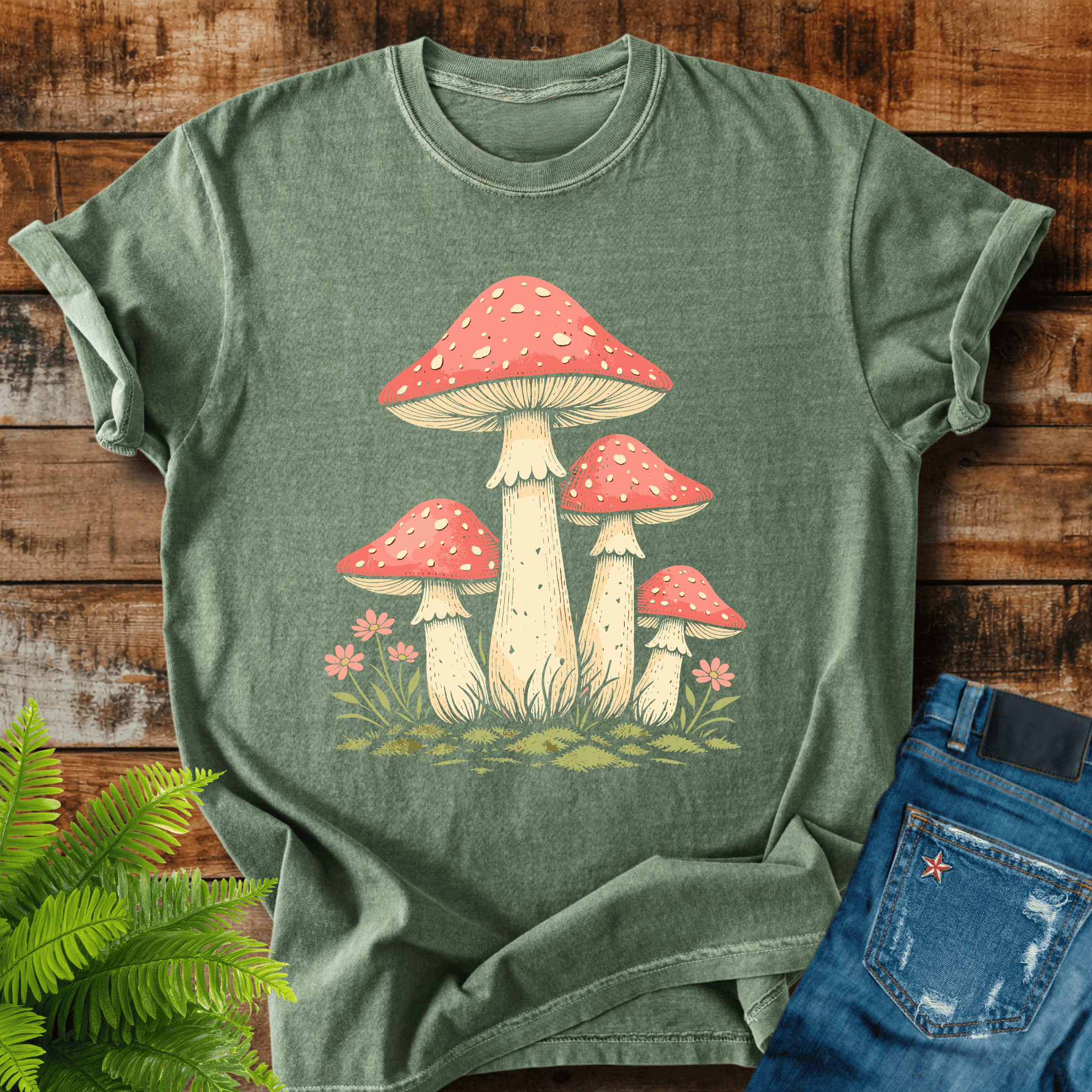 Toadstool Mushrooms T-shirt