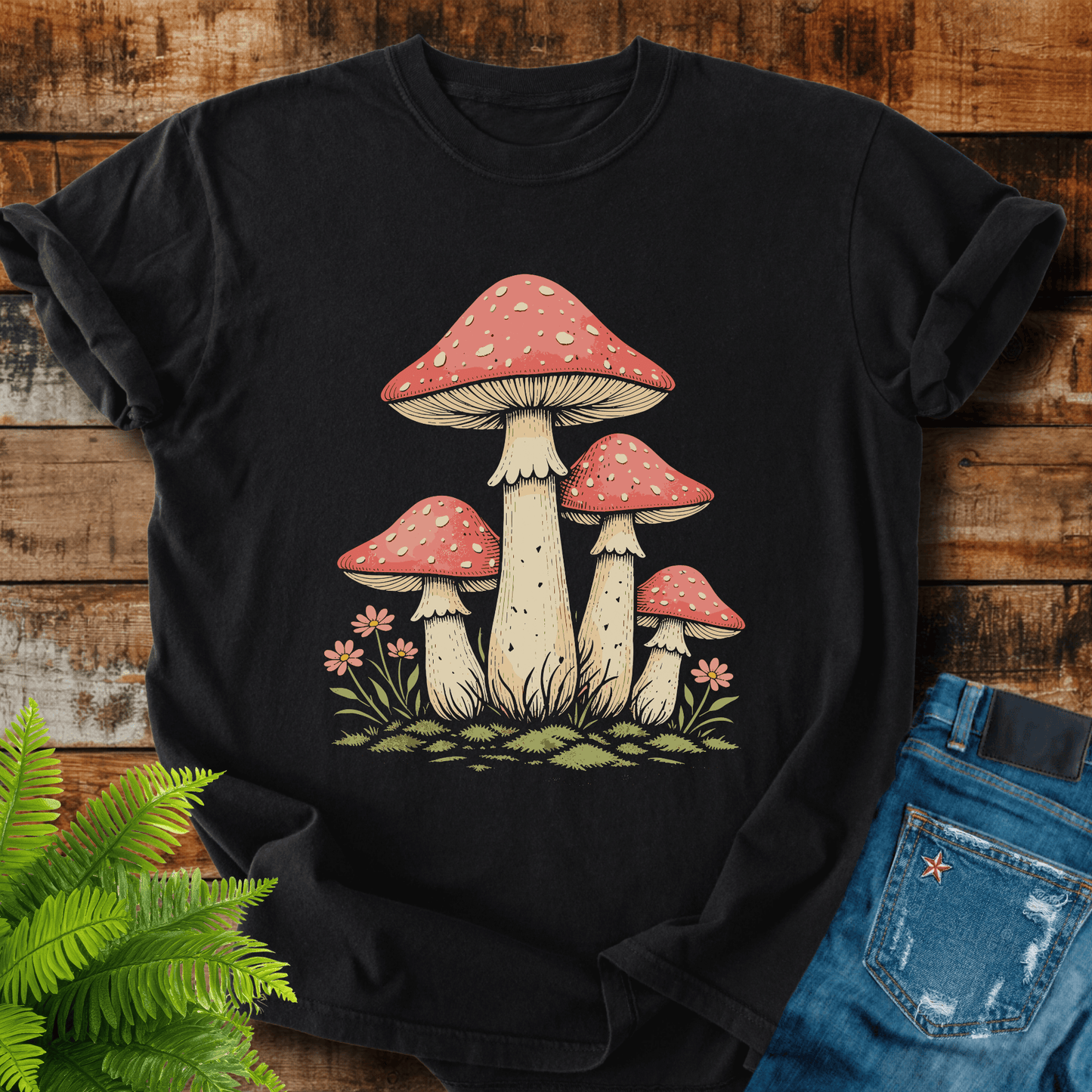 Toadstool Mushrooms T-shirt