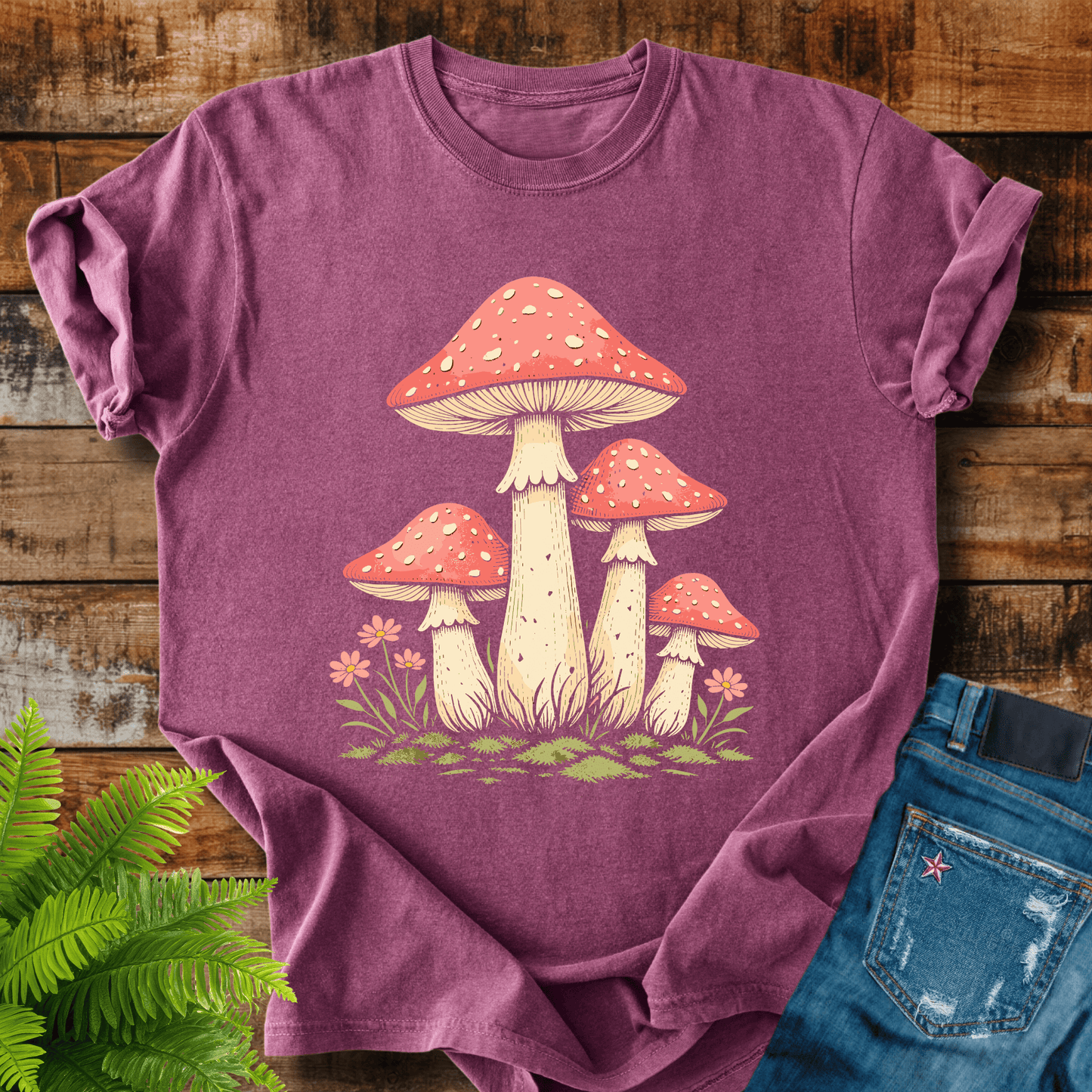 Toadstool Mushrooms T-shirt
