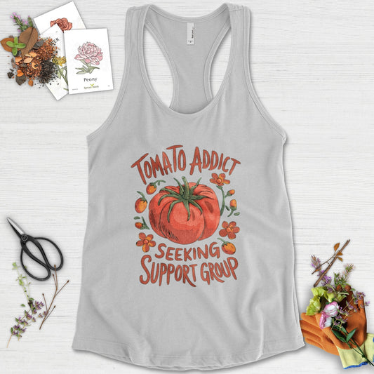 Tomato Addict Support Group Racerback