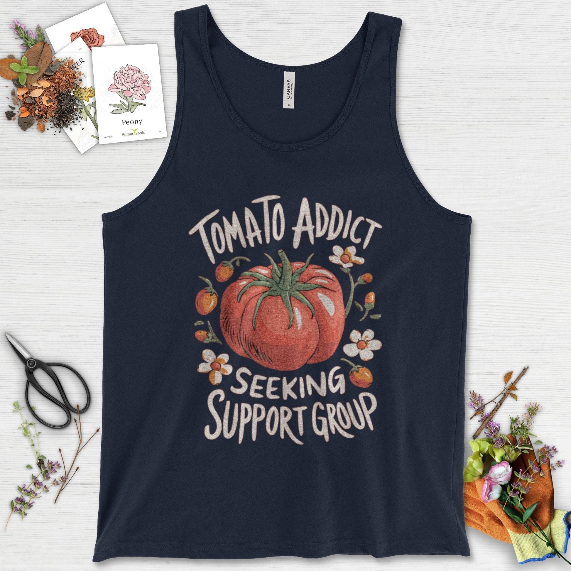 Tomato Addict Support Group Tank Top