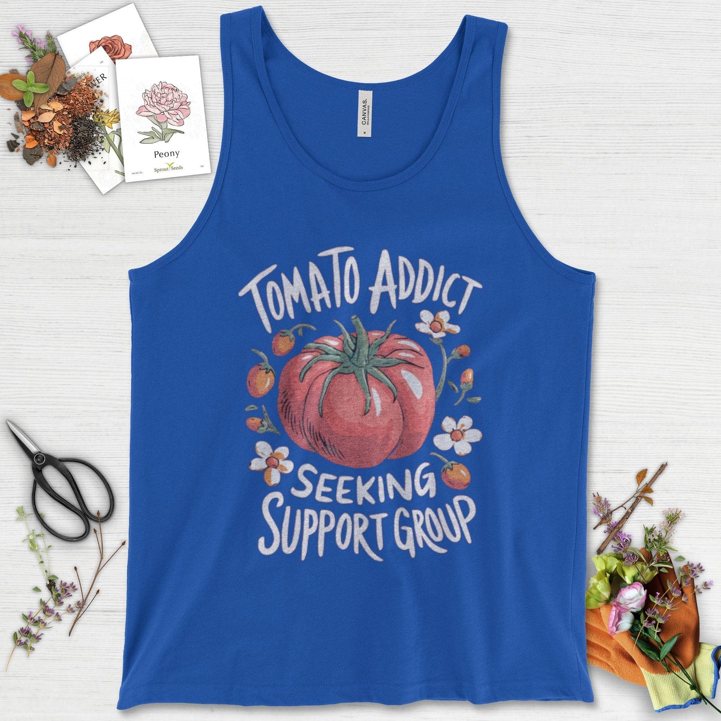 Tomato Addict Support Group Tank Top