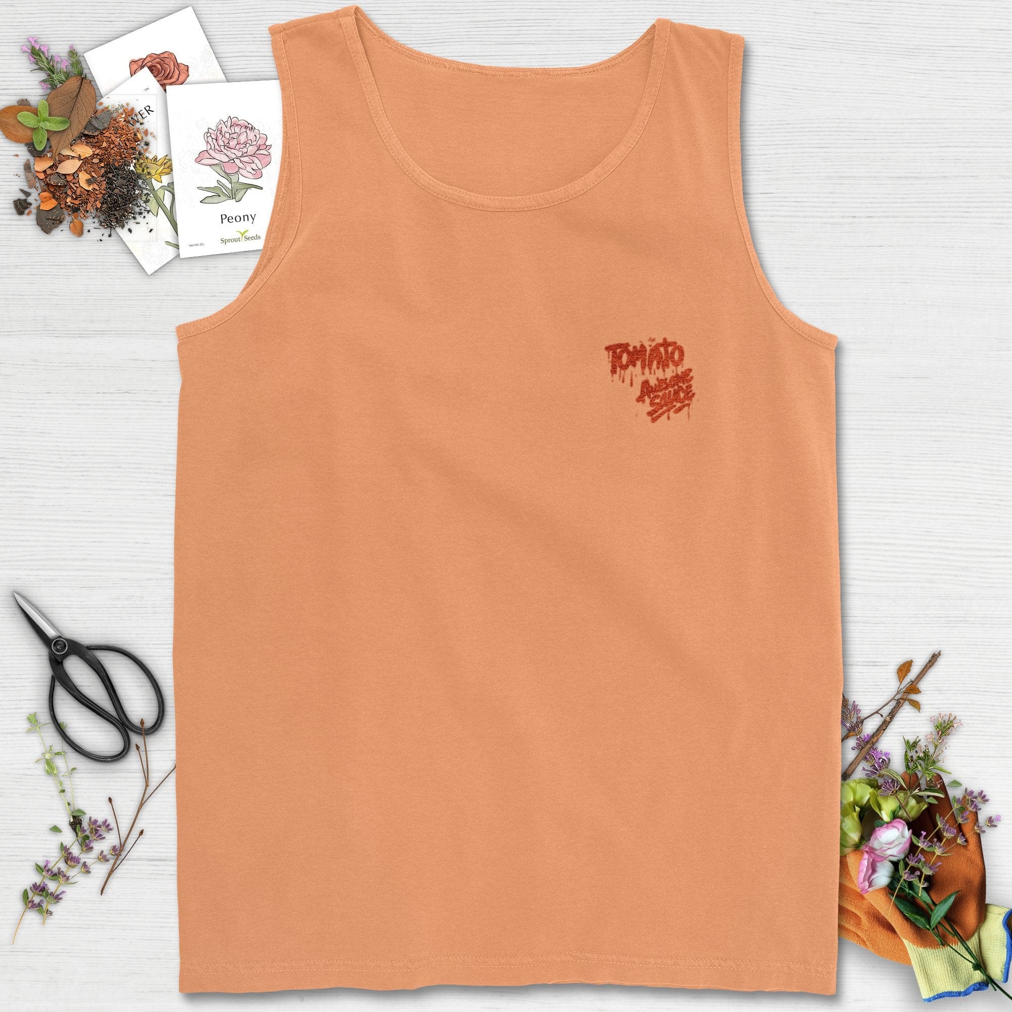 Tomato Awesome Sauce Logo Comfort Colors® Tank Top