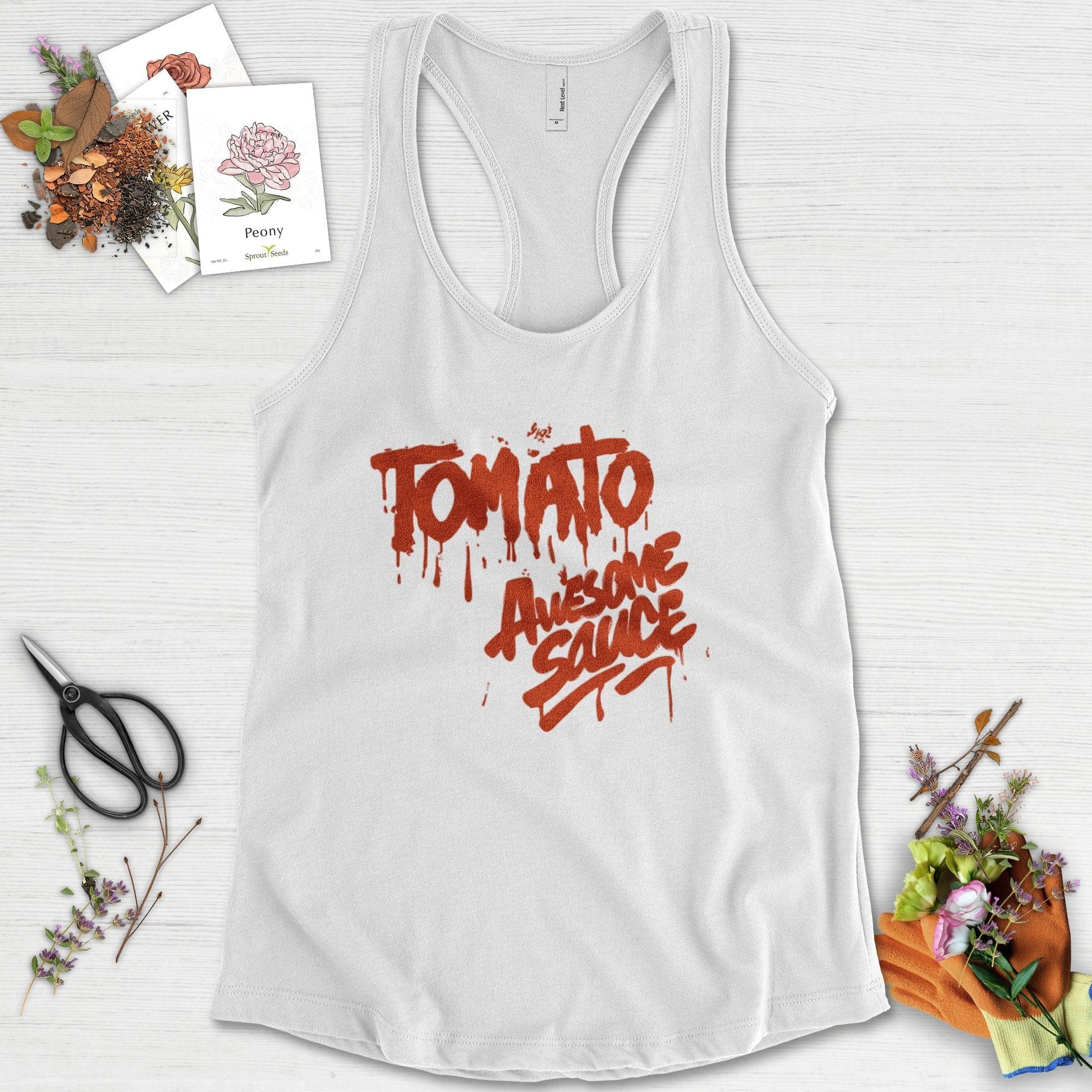 Tomato Awesome Sauce Racerback