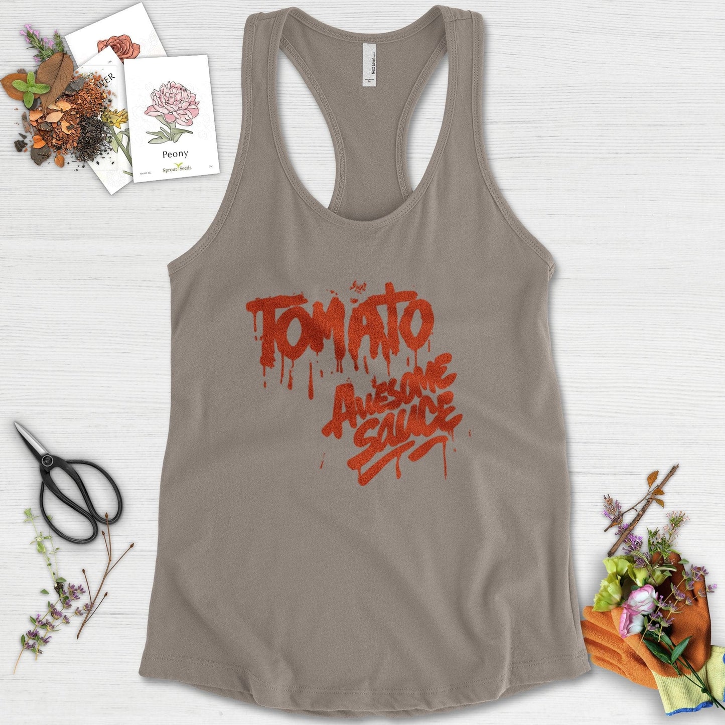 Tomato Awesome Sauce Racerback