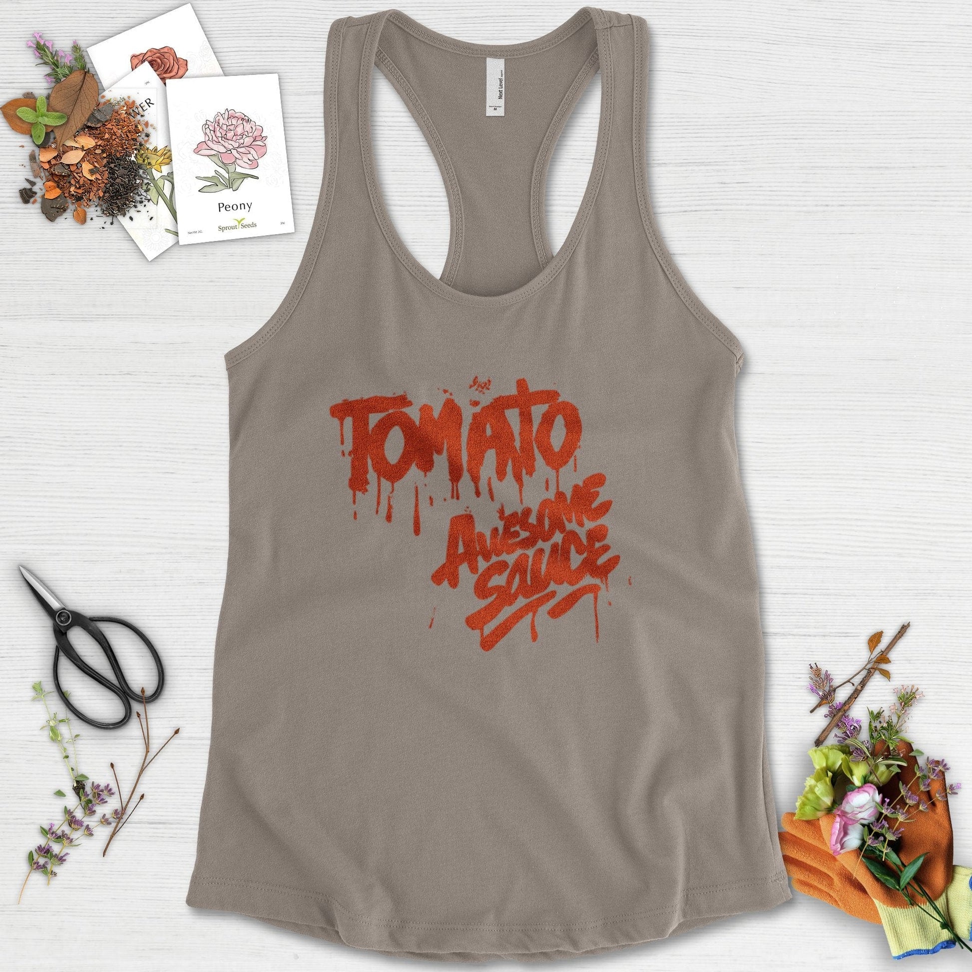 Tomato Awesome Sauce Racerback
