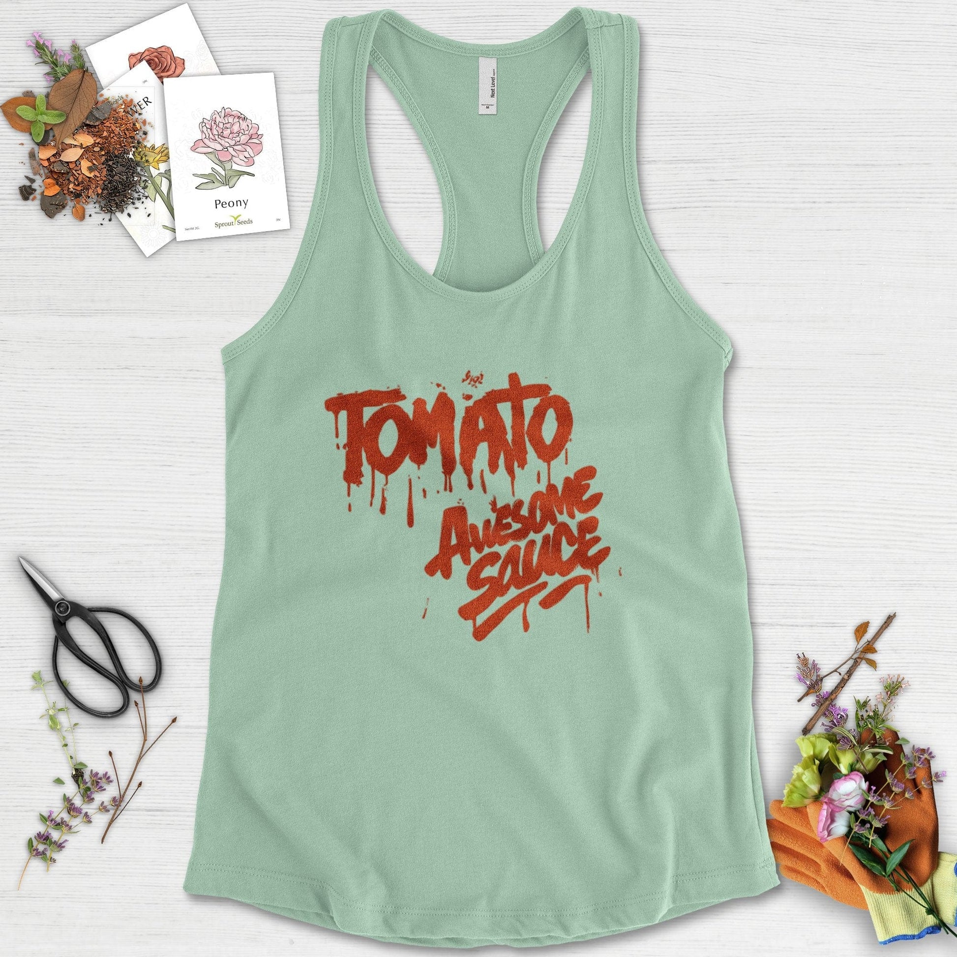 Tomato Awesome Sauce Racerback