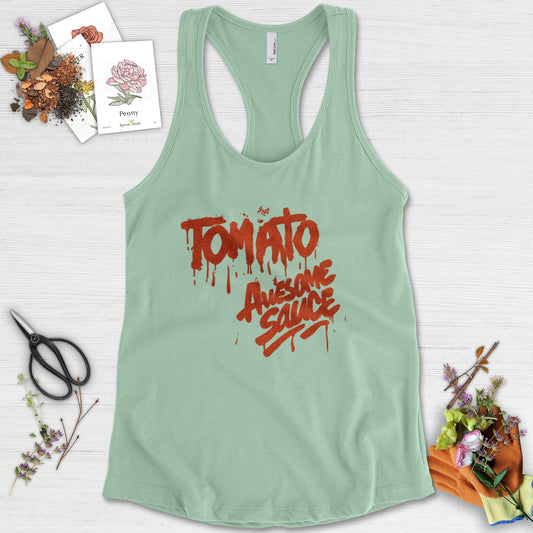 Tomato Awesome Sauce Racerback