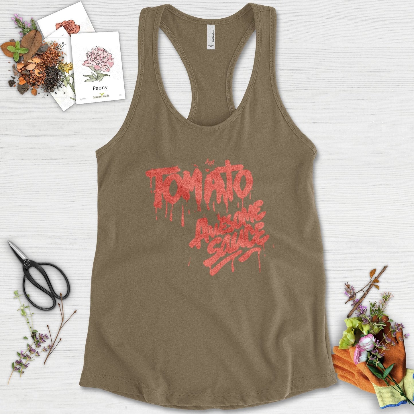 Tomato Awesome Sauce Racerback