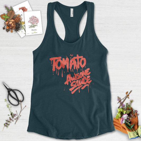 Tomato Awesome Sauce Racerback