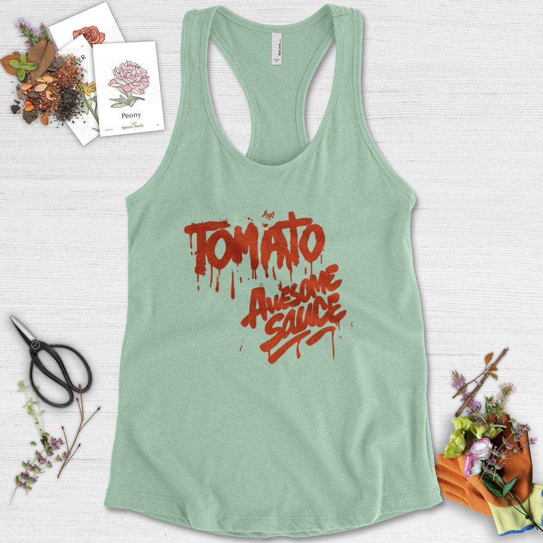 Tomato Awesome Sauce Racerback