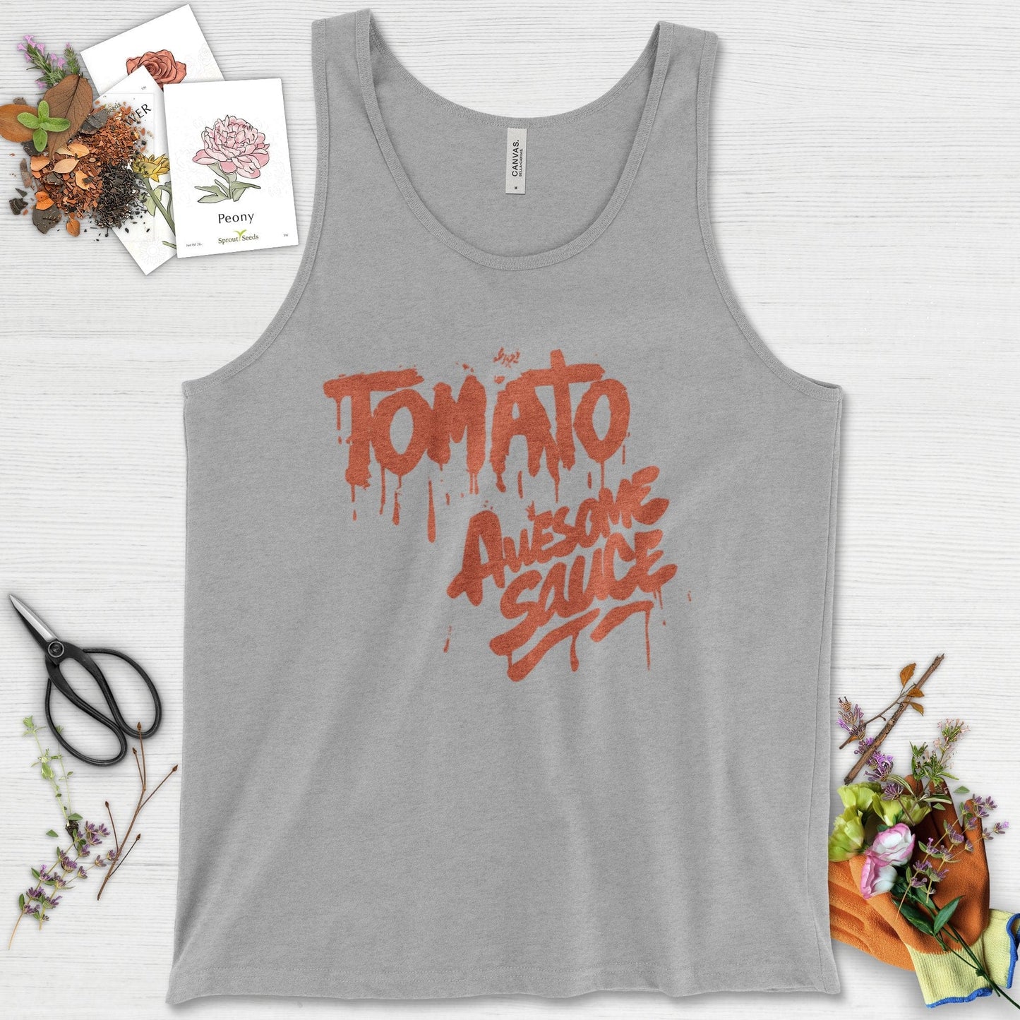 Tomato Awesome Sauce Tank Top