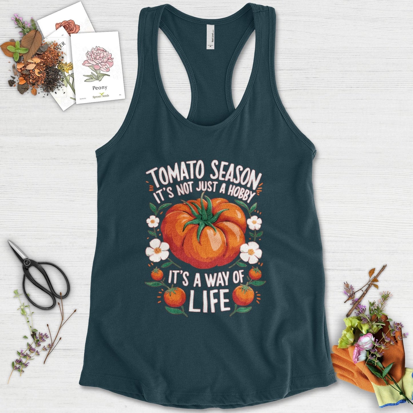 Tomato Season Way of Life Racerback