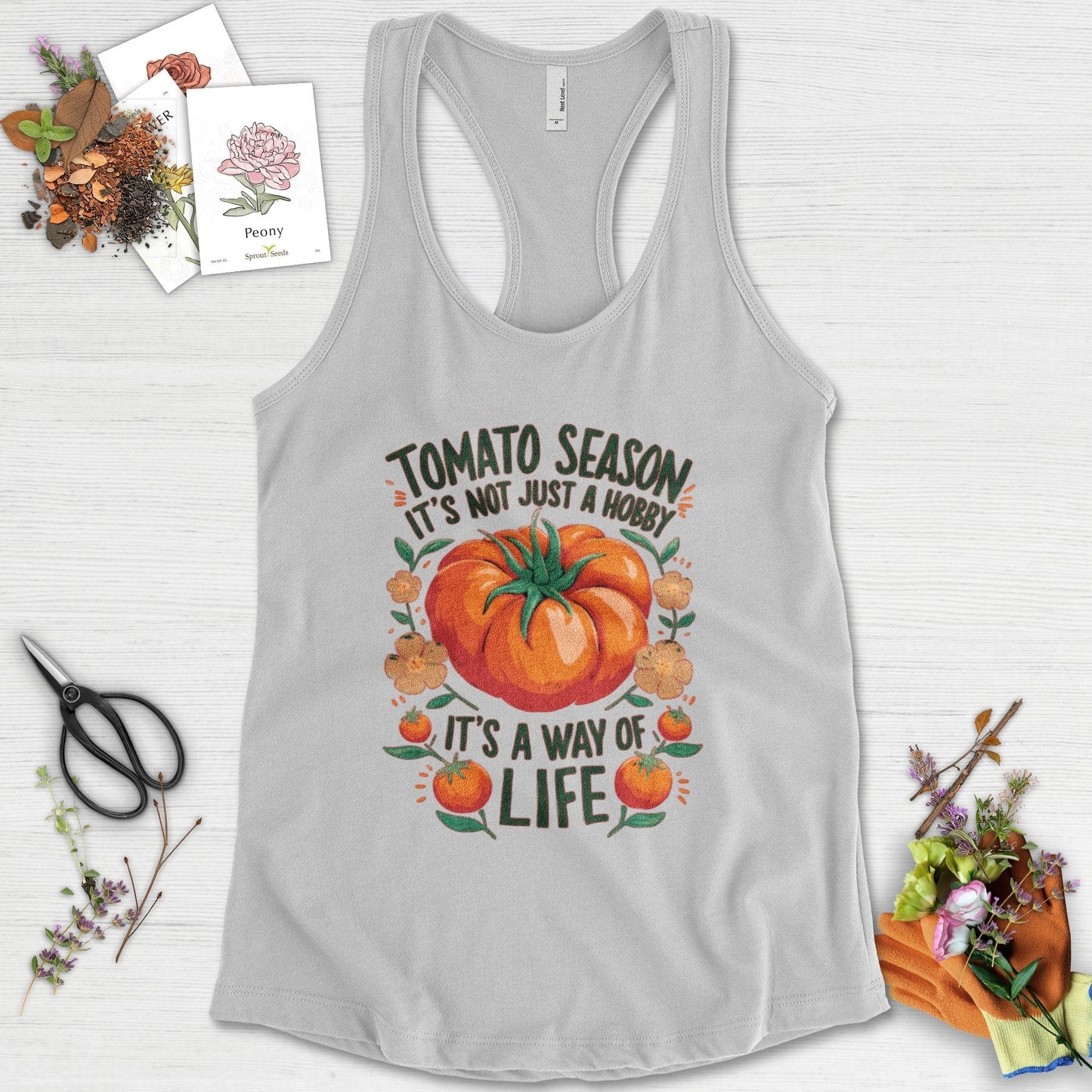 Tomato Season Way of Life Racerback