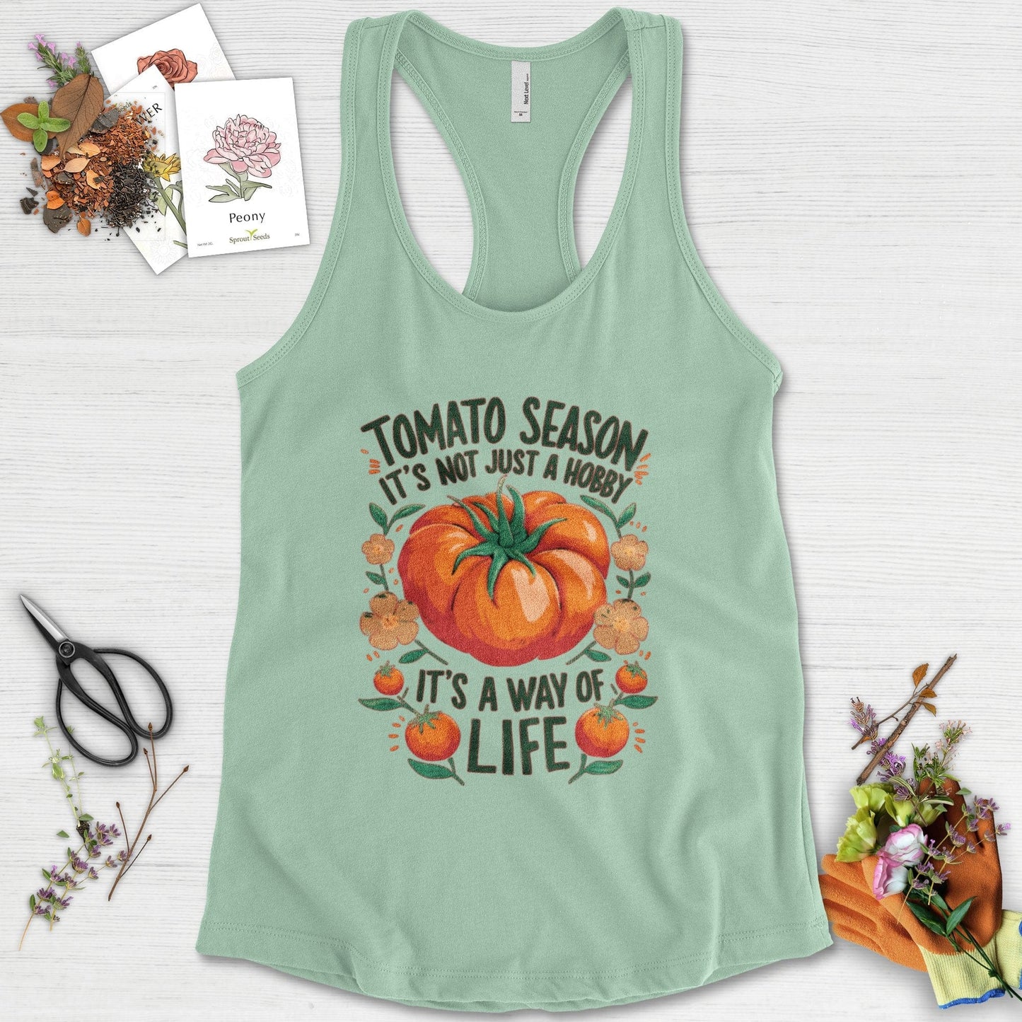 Tomato Season Way of Life Racerback