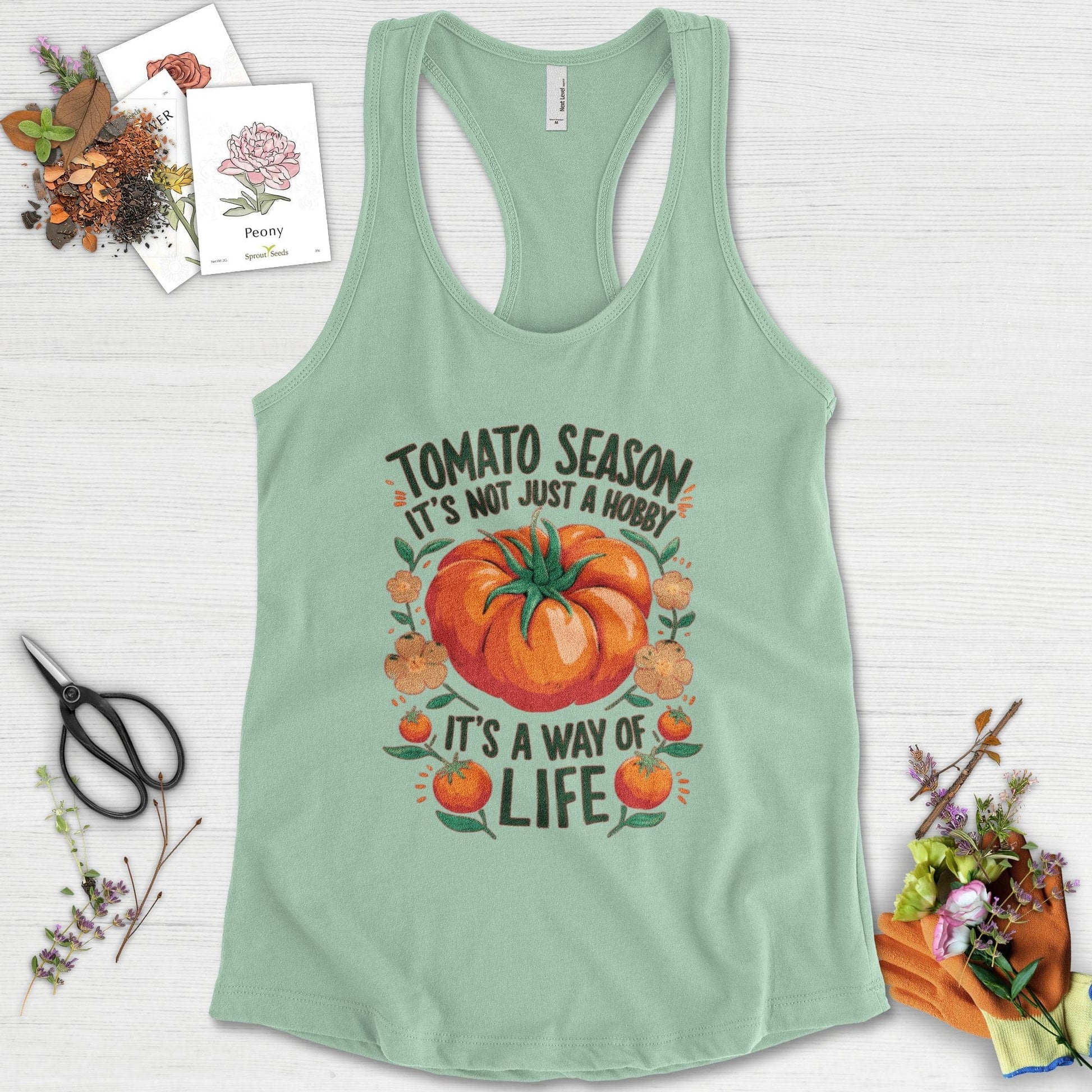 Tomato Season Way of Life Racerback