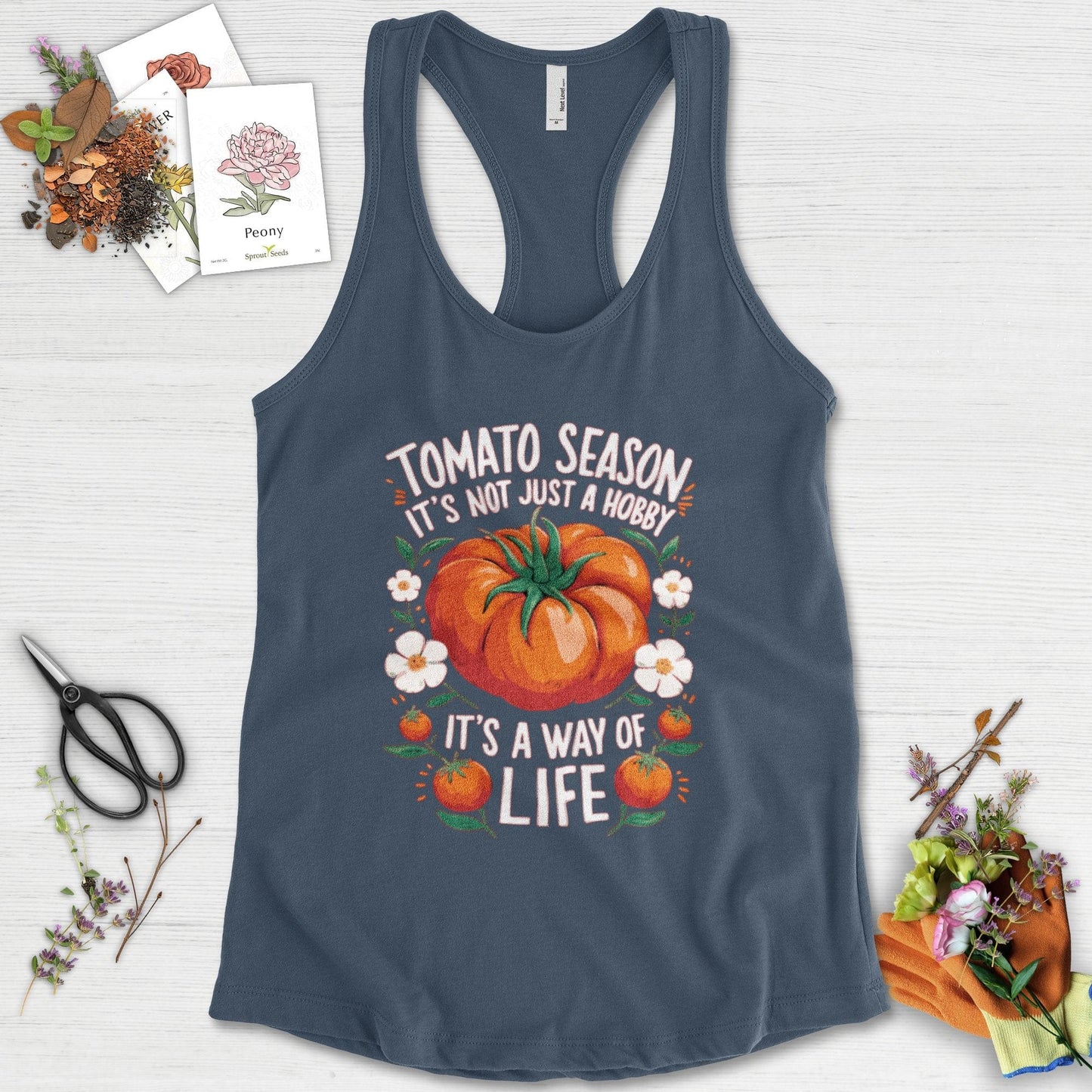 Tomato Season Way of Life Racerback
