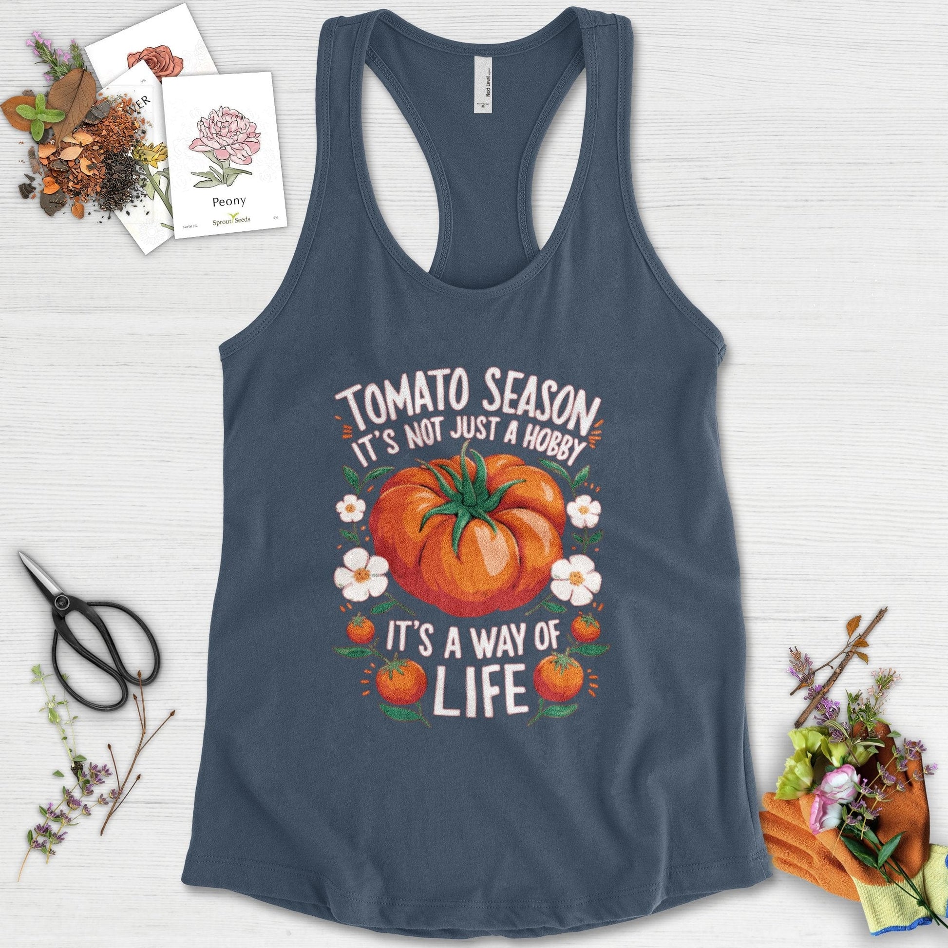 Tomato Season Way of Life Racerback