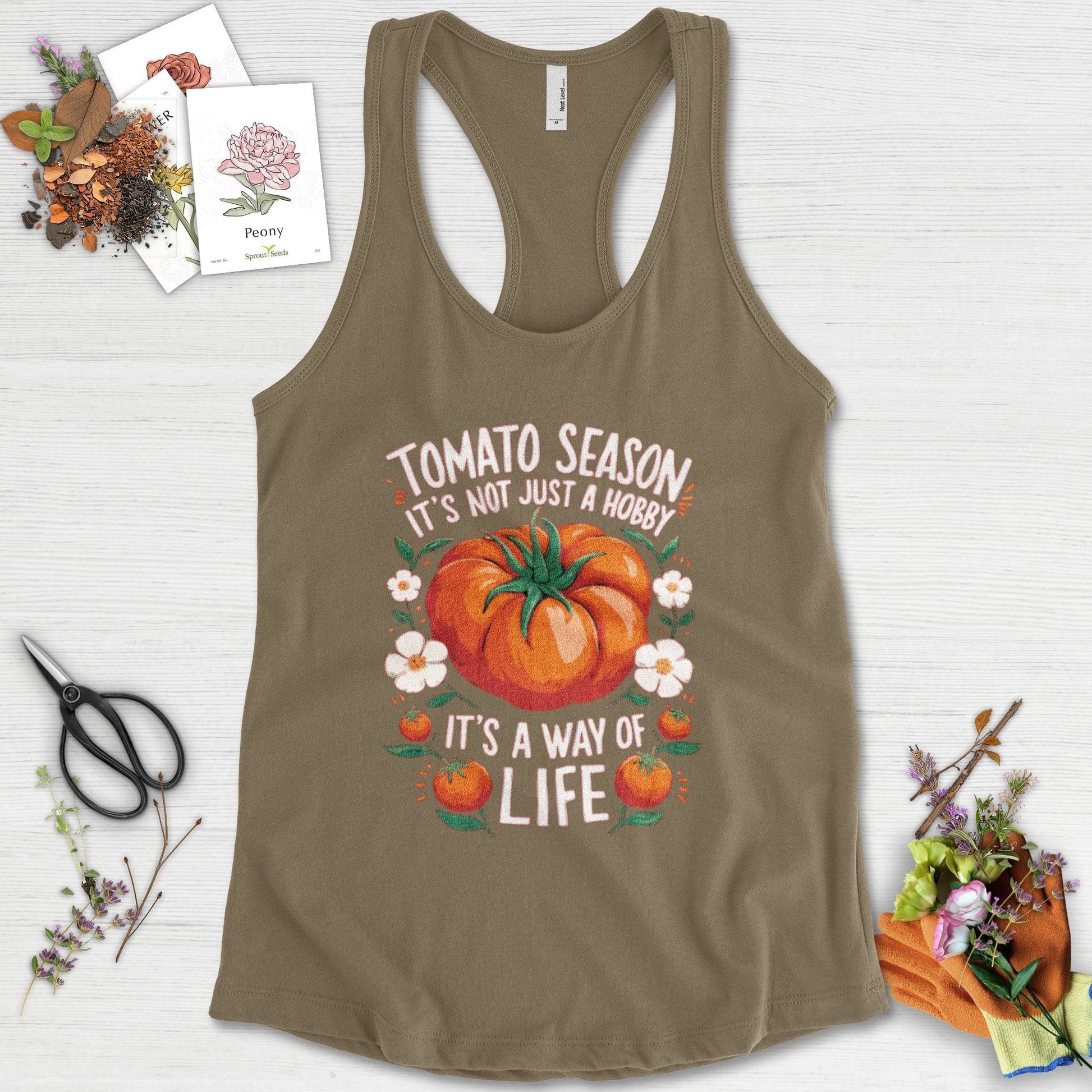Tomato Season Way of Life Racerback