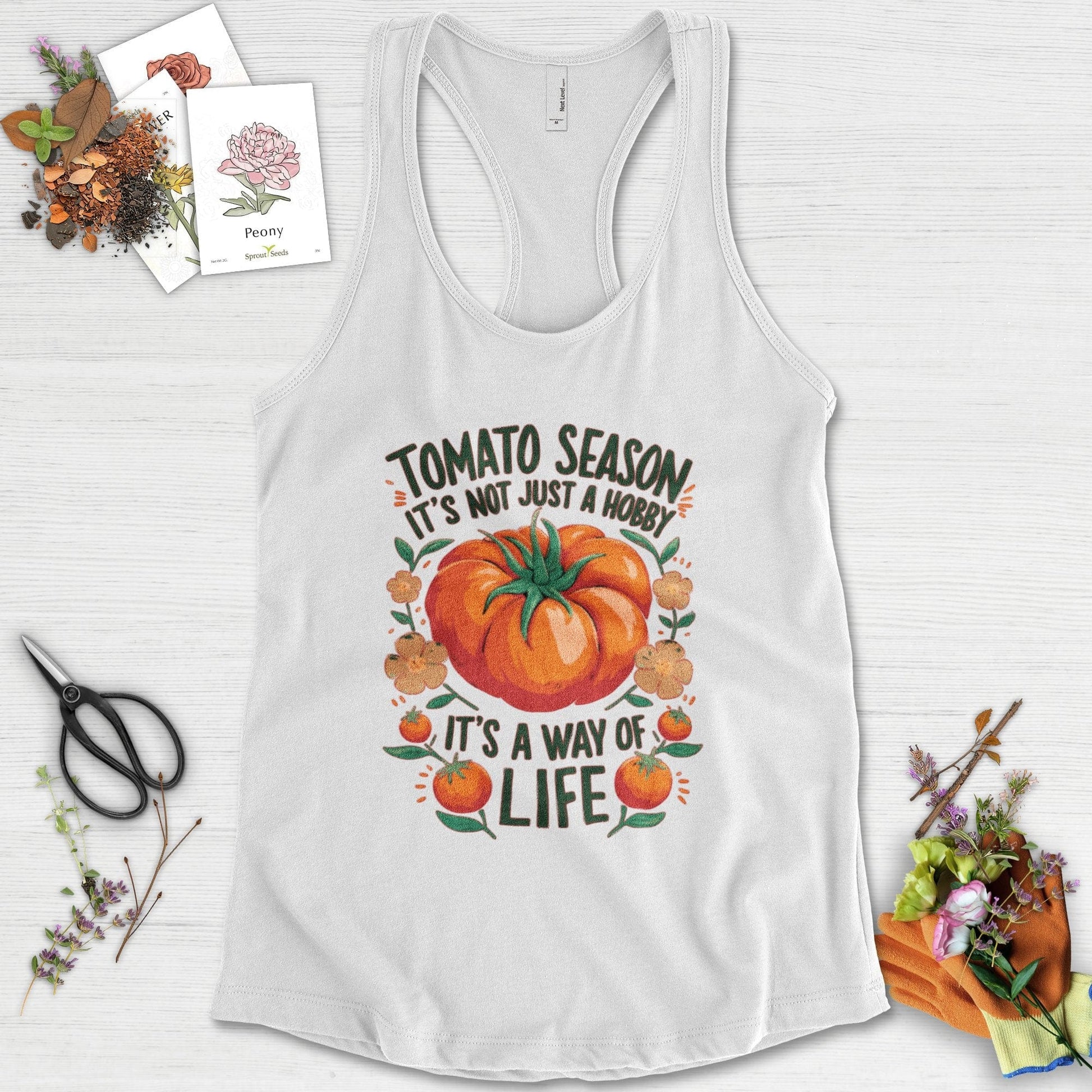 Tomato Season Way of Life Racerback