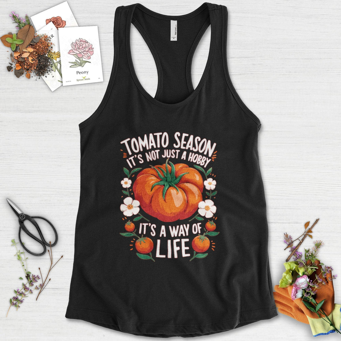 Tomato Season Way of Life Racerback