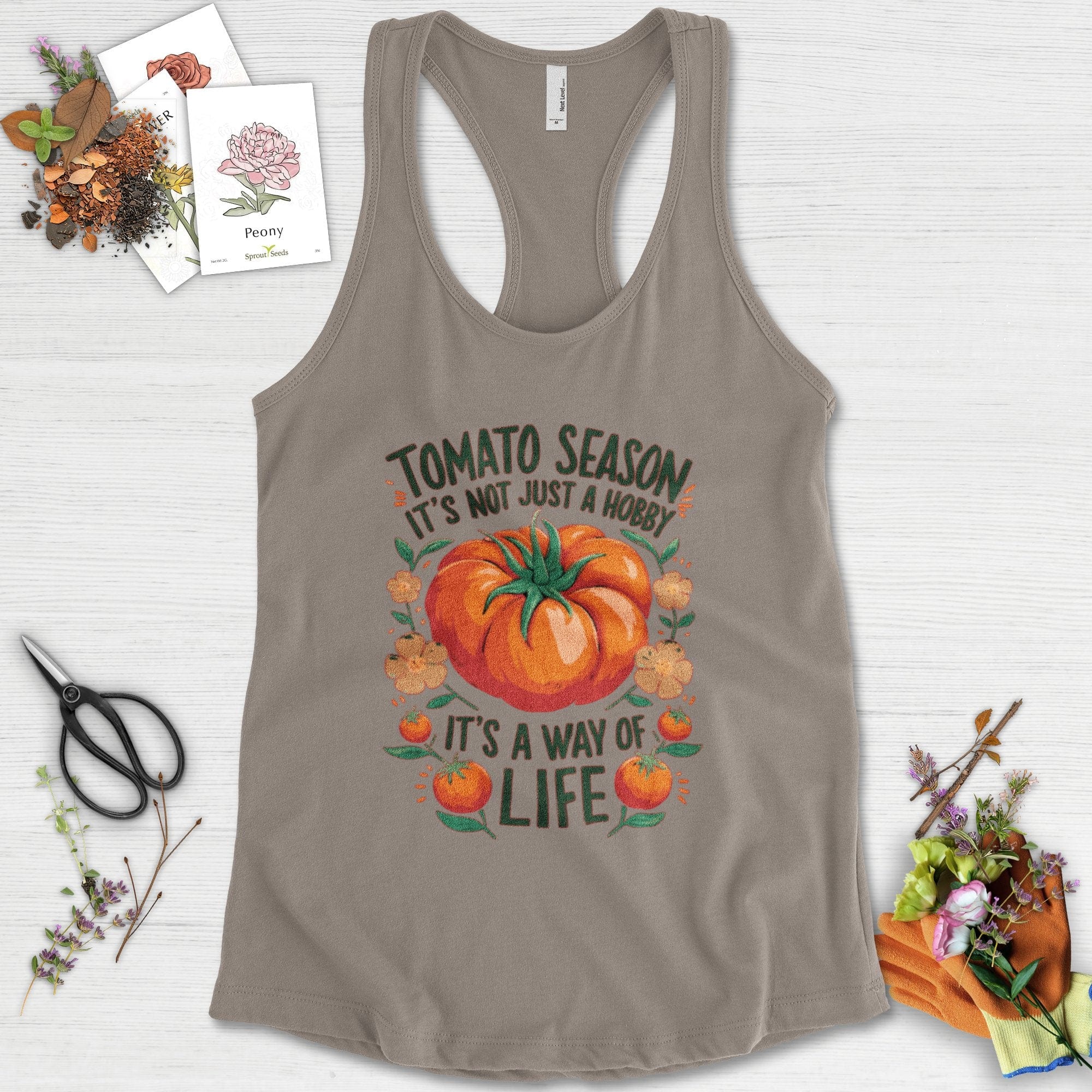 Tomato Season Way of Life Racerback