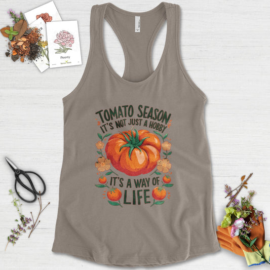 Tomato Season Way of Life Racerback