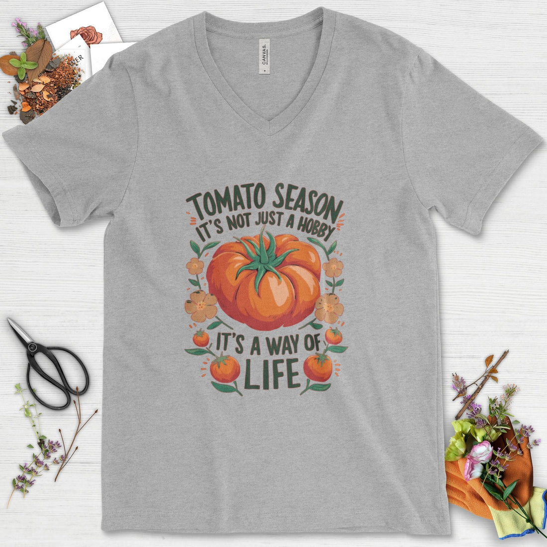 Tomato Season Way of Life V-Neck
