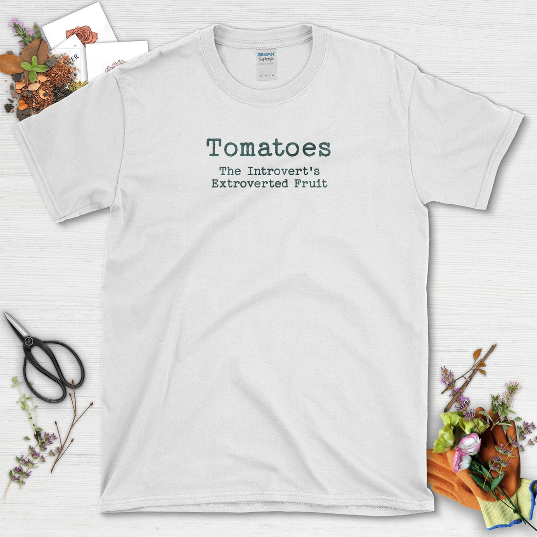 Tomato The Introvert's Extroverted Fruit T-Shirt
