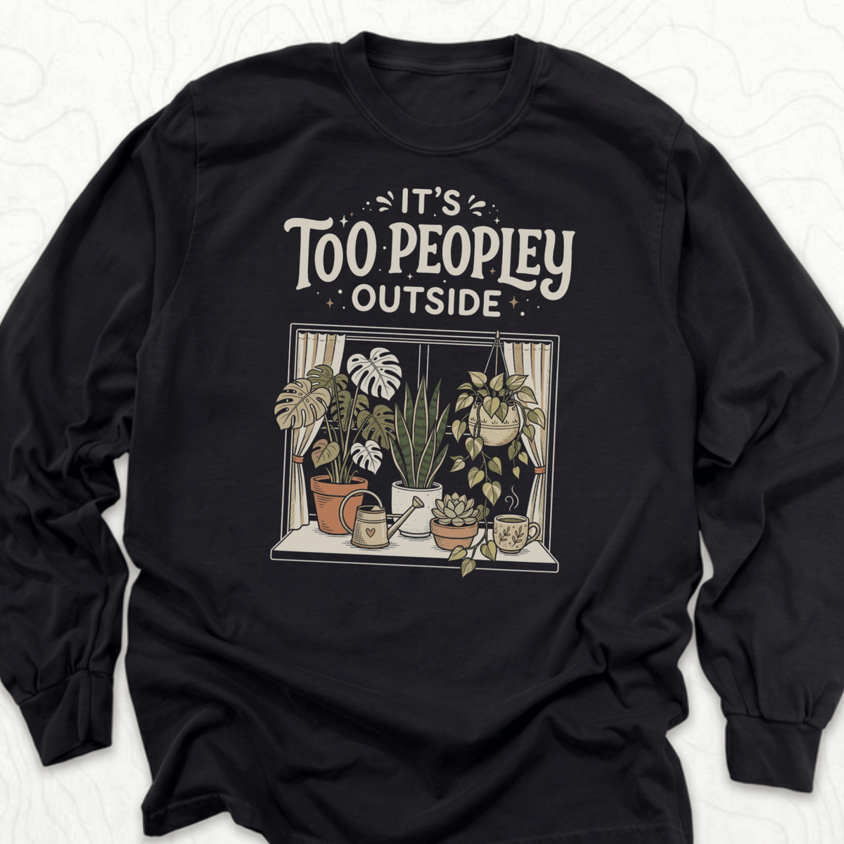 Too Peopley Outside LS T-shirt