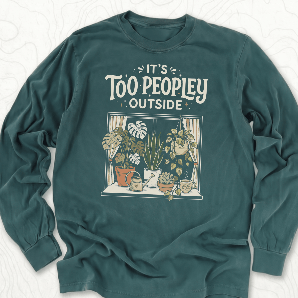 Too Peopley Outside LS T-shirt