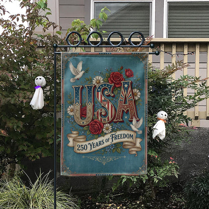 USA 250 Years of Freedom Garden Flag