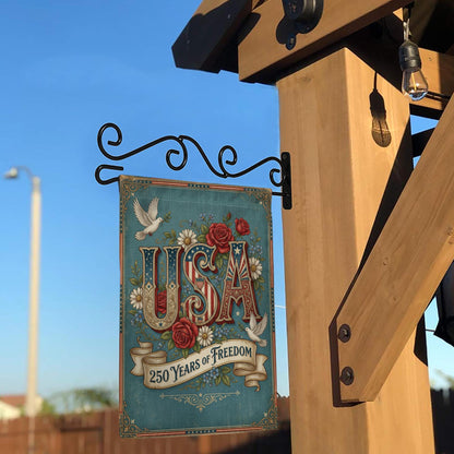 USA 250 Years of Freedom Garden Flag