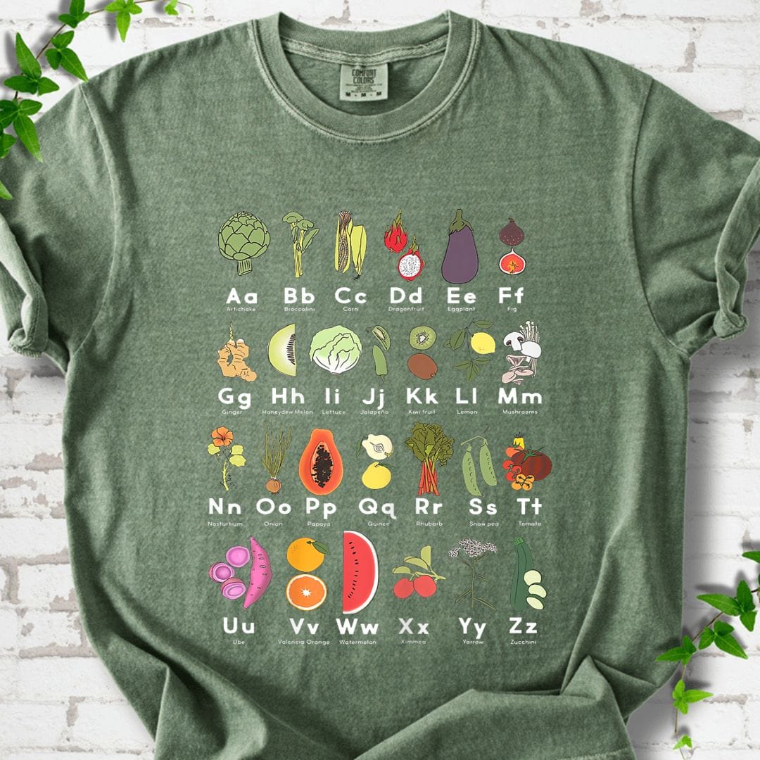 Vegetable Garden Alphabet T-Shirt