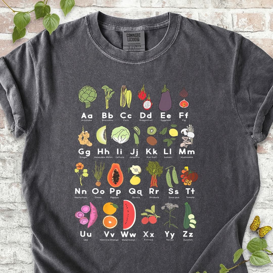 Vegetable Garden Alphabet T-Shirt