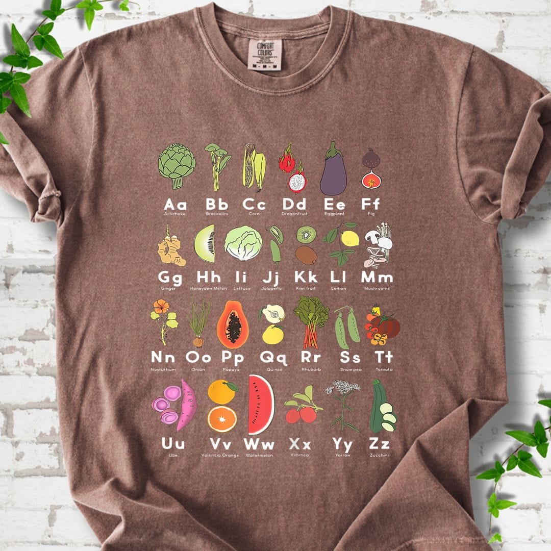 Vegetable Garden Alphabet T-Shirt
