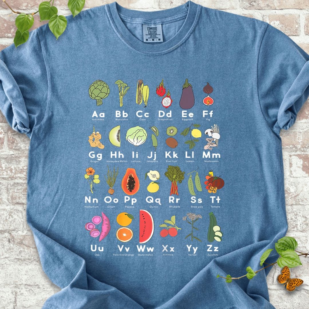 Vegetable Garden Alphabet T-Shirt